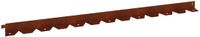 vidaXL Gazonrand 20 stuks 102 x 4 x 4 cm Staal Roestig