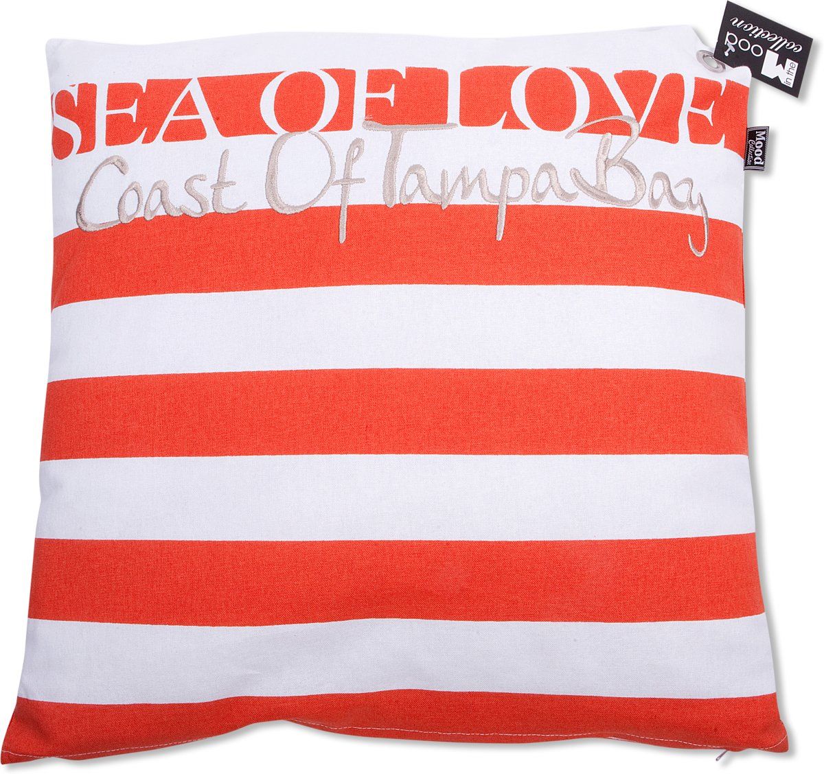 In the Mood Sea of Love Sierkussen 50 x 50 cm FluorOranje