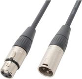 PD Connex 3-pins XLR m - 3-pins XLR v DMX kabel - 12 meter