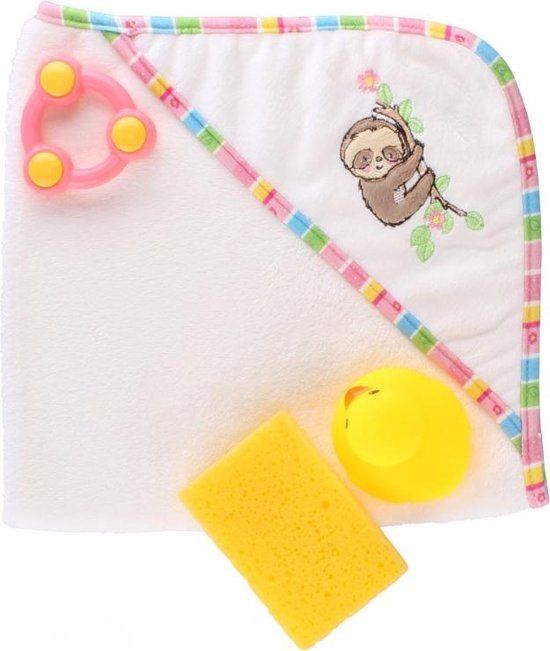 Heless Poppen Badcape Luiaard met Accessoires