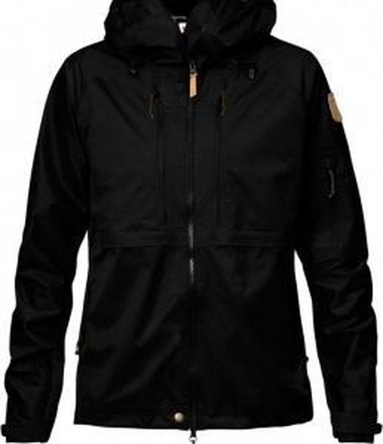 Fjällräven Keb Plus-Shell Jacket Women, Zwart, Maat M