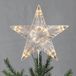STAR TRADING LED Baumspitze Topsy mit Kunststoffstern