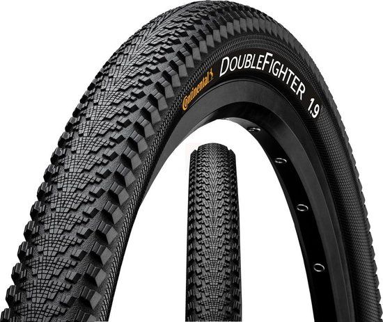 Continental Double Fighter III 27.5" Mountainbike Band - 50-584 - Zwart