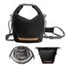 K&F Concept Sac bandoulière pour appareil photo reflex numérique, housse souple pour appareils photo reflex, caméscope compact pour femmes - noir, sacoche