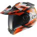 Arai Tour-X5 Match, casque d'aventure, couleur : Noir/Blanc/Orange, taille : S