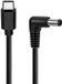 Goobay USB-C - DC plug haaks kabel | 5,5 x 2,5mm | max. 5V/3A (15W) | zwart | 1 meter