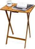 Merkloos Balkontafel Inklapbaar - Bamboe - 63 x 48 x 38,5 cm