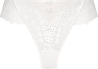 Hunkemöller Dames Lingerie String Daisy - Wit - maat M