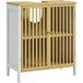 Meuble sous lavabo bambou MDF