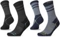 LORPEN Wool Hike Crew 2-pack - Blauw/Grijs - 47-50