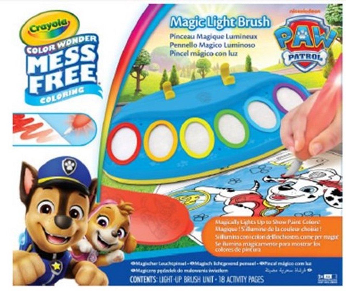Color Crayola Color Wonder Light Brush - Paw Patrol
