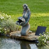 Fontaine de jardin Zonnefontein - Bouche d'eau sirène - 27 x 14 x 13 cm