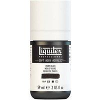 Liquitex Professional Soft Body - Verf - acrylverf - ivoorzwart - ondoorzichtig - satijn - dun - 59 ml