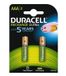 Duracell Recharge Ultra AAA NiMH Oplaadbare Batterijen - 2 stuks