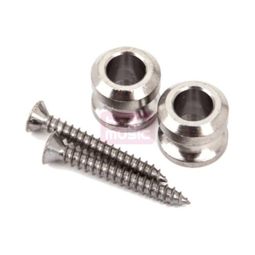 Fender buttons voor straplocks chroom set van 2