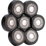 Philips Tête de rasoir - Têtes de rasoir de rechange - 7 pièces - Acier inoxydable - Pour rasage humide et sec