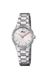 Lotus Dames Polshorloge Analoog Zilverkleurig Staal 29mm