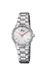 Lotus Dames Polshorloge Analoog Zilverkleurig Staal 29mm
