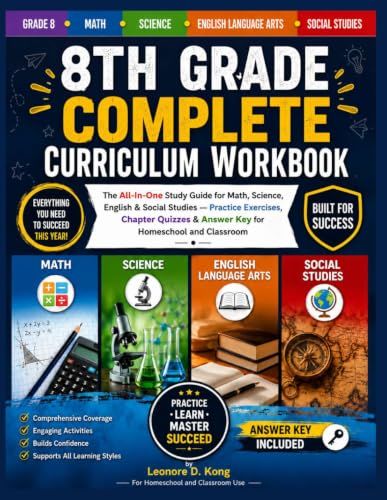 8TH GRADE COMPLETE CURRICULUM WORKBOOK