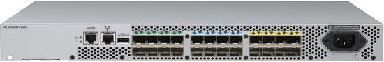HPE SN3600B 32Gb 24/24 Power Pack+ 24-port 16Gb Short Wave SFP+ Fibre Channel Switch Managed 1U