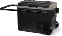 Steamy-E Dual Zone Roller Elektrische Compressor Koelbox Op Wielen - Dual Zone - 49 liter - 12V en 230V - Zwart