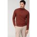 OLYMP Casual modern fit schipperstrui katoen - roodbruin - Maat: M