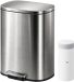 YASHE Pedaalemmer - 50 L - RVS - Soft-close