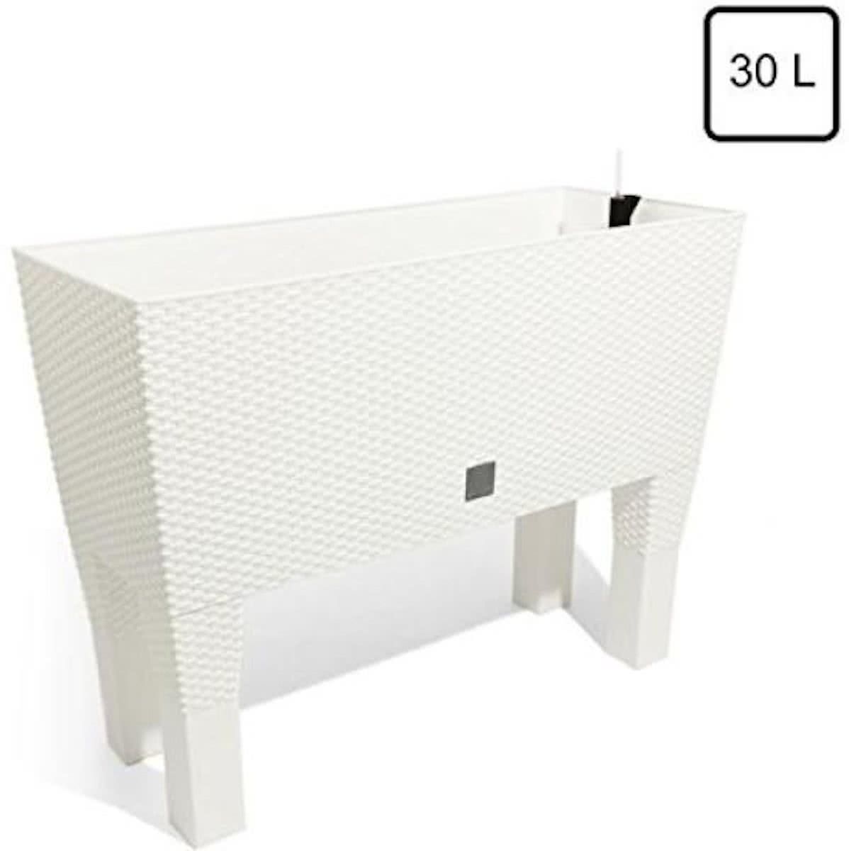 Prosperplast Bloembak Balkonbak Rato Case High Can 60x25x46cm WIT