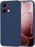 Techsuit Hoesje geschikt voor Oppo A6 Pro - Soft Flex Silicone Back Cover - Navy Blue