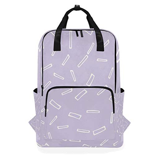 MONTOJ Travel Rugzak Onregelmatig Paars School Rugzak - 5712279518807