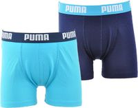 Puma Jongens Boxershorts 2 Pack Blauw/Grijs Maat 134/140