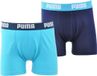 Puma Jongens Boxershorts 2 Pack Blauw/Grijs Maat 134/140