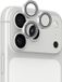 ZAGG Camera Protector Geschikt voor iPhone 18 Pro / 18 Pro Max - Glass Elite Camera Rings - Tempered Glass - Zilver Glitter