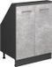 Vicco Rion Kast voor schuine wand – met 2 deuren Beton/antraciet
