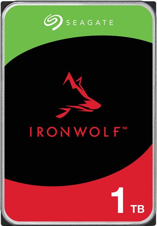 Seagate IronWolf 1TB 3.5 inch NAS Harde Schijf - 5400 RPM - SATA III