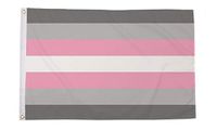 AZ FLAG Demigirl pride vlag 150x90 cm