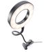 Rio LISR lichtring 48 LED Zwart USB