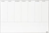 Desq Weekplanner Desq 4321 Metaal Wit
