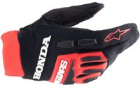 Alpinestars Honda Full Bore Handschoenen Helderrood Zwart