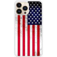 Apple iPhone 13 Drapeau usa Verstevigd hoesje met sublimatie bedrukking