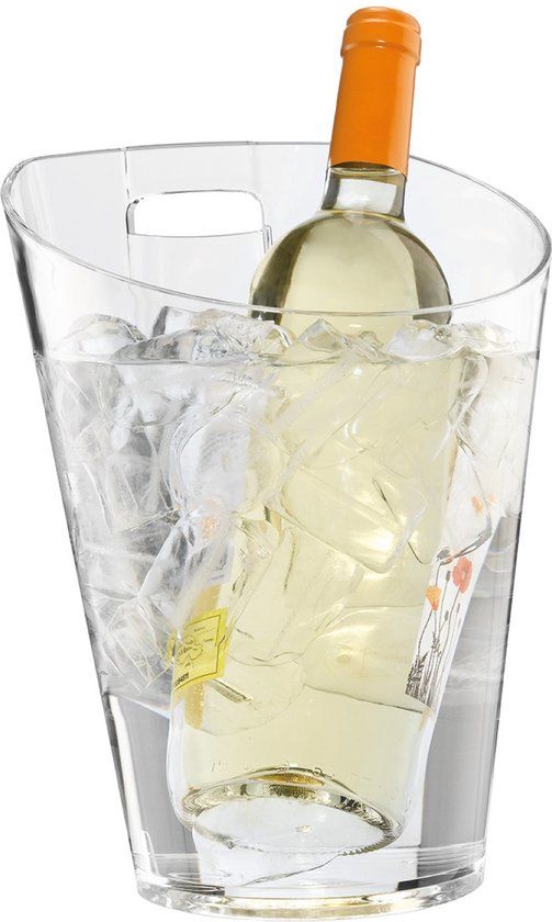 Le Soin du Vin Marea Wijnkoeler - Transparant - IJsemmer - Kunststof - Anti-slip