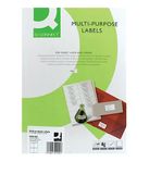 Q - Connect Labelvel (100 eenheden, A4, 105 x 148 mm, 4 etiketten per vel), wit