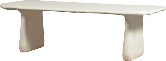 WOOOD Loggia Eettafel - Polymeer - Naturel - 75x240x100