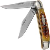 Rough Ryder RR043 Copperhead Amber Bone Slipjoint Zakmes
