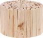 Merkloos Relaxdays Plantenkruk Hout Rond 30 cm Lichtbruin