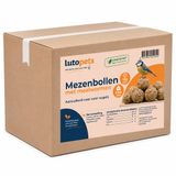 LutoPets Mezenbollen Met Meelwormen Zonder Net 100 stuks - 9 kg Voordeelpak Vetbollen