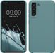 kwmobile hoesje geschikt voor Samsung Galaxy S21 FE - Hoesje met siliconen coating - Smartphone case in Arctische nacht