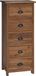 vidaXL Ladekast Naturel 45 x 35 x 110 cm Massief Teakhout