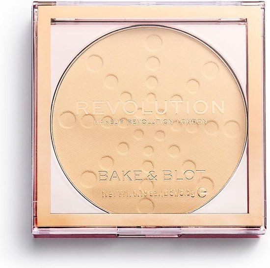 Makeup Revolution Bake & Blot Powder Banana - Mattifying Fixing Powder 5.5G