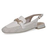 CAPRICE Caprice 9-29410-46 Ballerina's voor dames, Gebroken witte kam, 40.5 EU Large